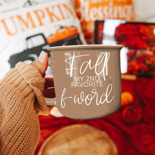 Fall F-Word | Funny Autumn Drinkware