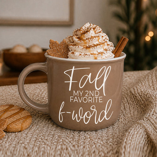 Fall F-Word | Funny Autumn Drinkware