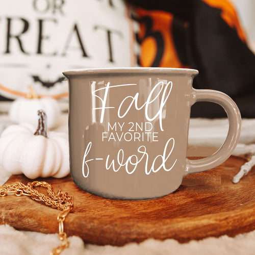 Fall F-Word | Funny Autumn Drinkware